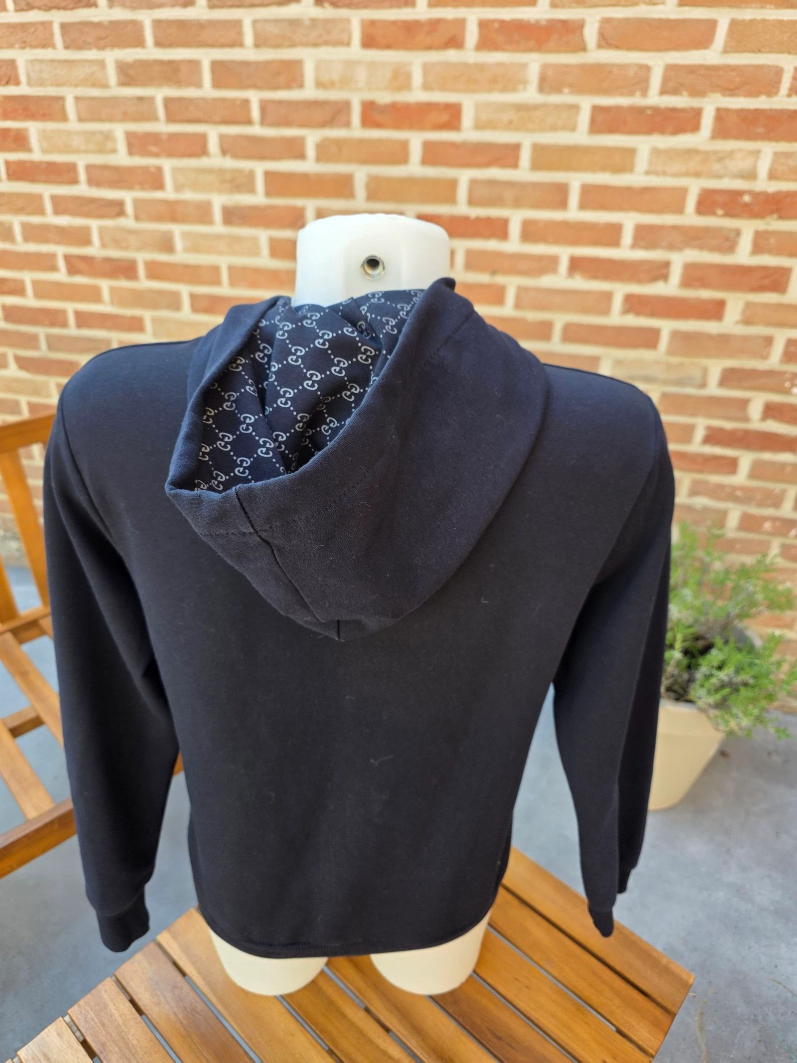 Blue zip-up sweatshirt – photo 2